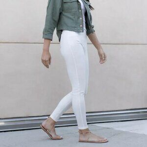 Assets by Spanx Women's Denim Skinny Leggings White XL